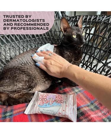 Kotomoda Wet Wipes for Sphynx Cats (360 Pieces) - Daily Use with Panthenol | 24 Pack - Shop Internationally - Buy Online on GoSupps.com