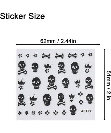 Nail Art Stickers Nail Stickers Eco-friendly Self adhesive Design Nails Stickers Decals for Nail Salon - Buy Online on GoSupps.com