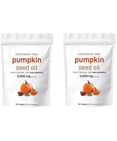 Lenoria Pumpkin Seed Oil Strengthening For Hair Growth And Skin Elasticity For Men And Women2pcs