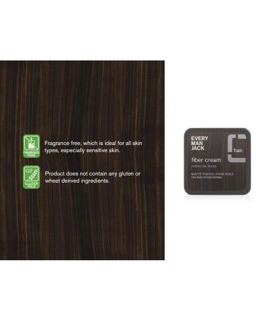 Every Man Jack Fiber Cream 2.65 Oz - Fragrance Free - Buy Online on GoSupps.com