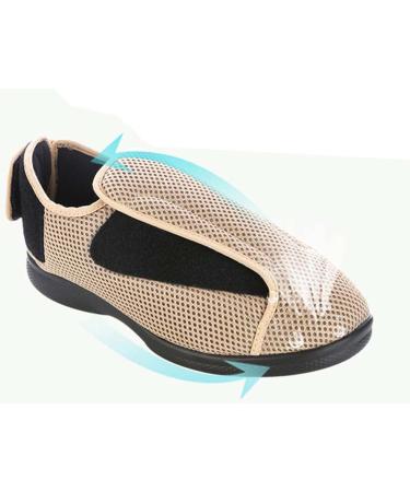 LEEWE Comfortable Diabetic Sandals for Swollen Feet Hallux Valgus Arthritic Pain - Yellow (Size 40) - Buy Online on GoSupps.com
