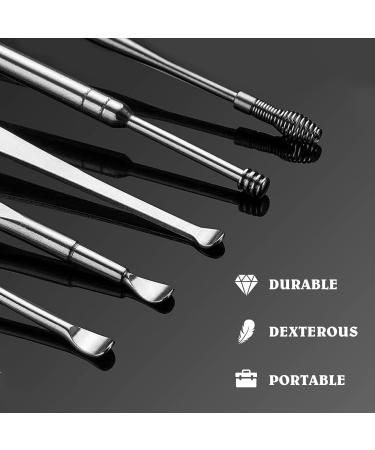 Ear Wax Removal Kit with 6 Pcs One-Piece Design for Adults & Kids - HOTX Ear Cleansing Brush & Storage Box (Black 2) - Buy Online on GoSupps.com