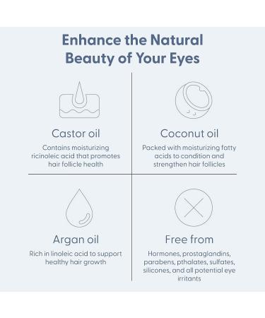 Get Growing Lash & Brow Serum with Castor Oil - 0.33 Fl Oz | Longer, Fuller, Thicker Looking Lashes - Natural & Physician Developed - Buy Online on GoSupps.com