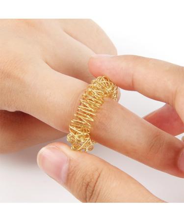 Jiakalamo 15-Part Finger Massage Zappel Toy - Acupressure Ring for Stress Relief & Relaxation | Portable for All Ages | 4 Colors 3 Pieces - Buy Online on GoSupps.com