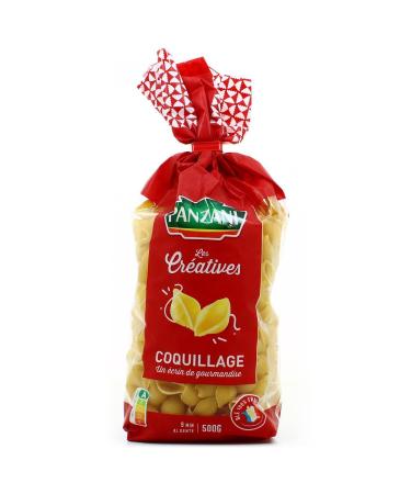 G n rique PANZANI - Panzani Shell-Shaped Fancy Paste 500g - 500g - Pack of 4 - Sold in Packs