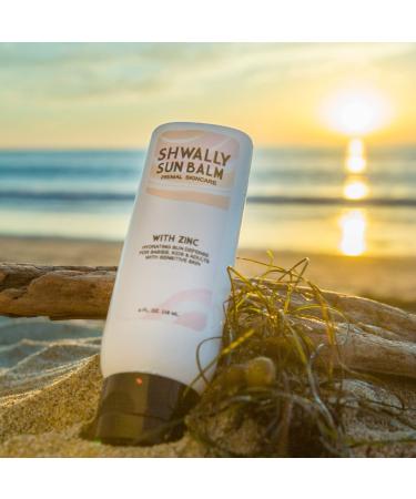 Shwally Zinc & Avocado Mineral SunBalm 30SPF | 100% Grass Fed Tallow | Pregnancy & Nursing Safe | 4 Fl Oz - Buy Online on GoSupps.com
