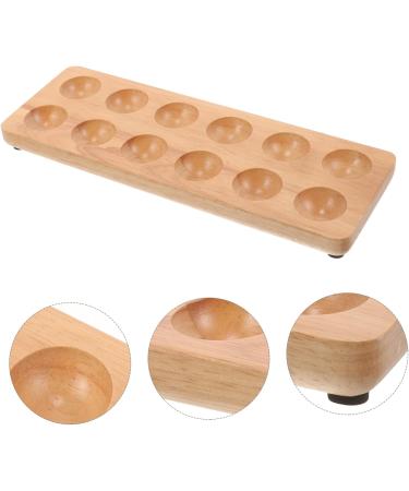 Egg Tray Refrigerator Fridge Wooden Tray Chicken Egg Holder Egg Holder Container Egg Stand Food Eggs - Buy Online on GoSupps.com