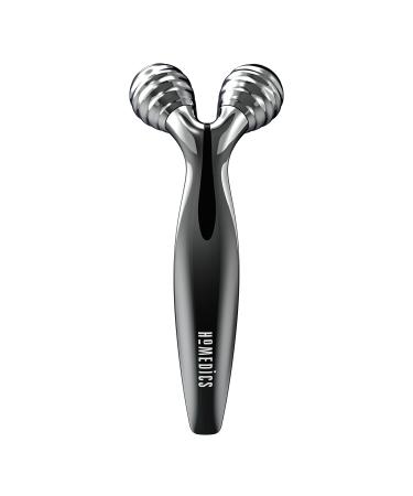 HoMedics Facial Beauty Roller - 360 Spinning Rollers to Increase Skin Product Absorption for All Skin Types Firm The Face with 70 Angle to Fit Facial Contours