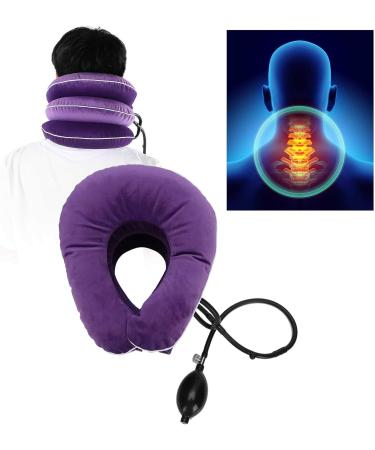 Cervical Neck Traction Device | Inflatable Neck Pain Relief & Support for Home Treatment - Buy Online on GoSupps.com