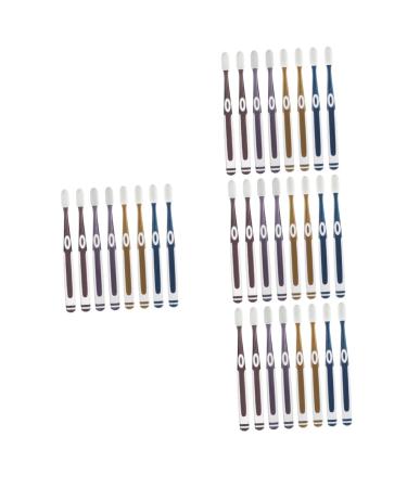 Minkissy 32 Stk nano toothbrush toothbrushes tooth hygiene micro toothbrush hand toothbrush soft travel toothbrush small toothbrush accessory for adult family package replacement head man tpu