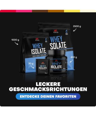 XXL Nutrition Whey Isolate 90 Protein Protein Powder Protein Shakes Whey Protein Isolate Protein Powder Various Flavors Banana 1000 grams 33 shakes Banana 1000 grams - Buy Online on GoSupps.com
