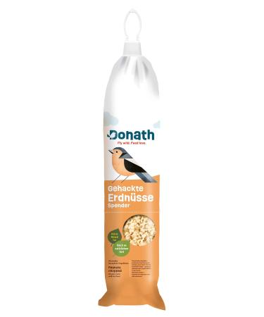 DONATH Energy donor peanuts - 500g - in the practical donor to hang up - rich in natural fat - valuable year -old wild bird feed - from our manufactory in southern Germany 500 g (1 Pack)