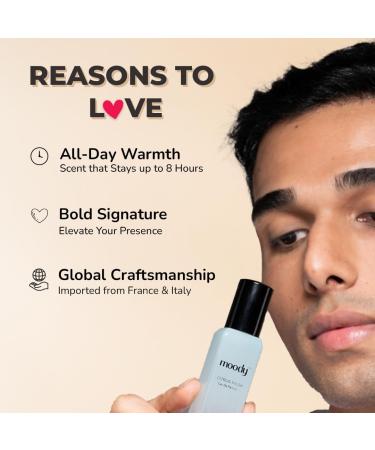 Moody Premium Citrus Musk Perfume for Men | Eau De Parfum | Long Lasting Scent Upto 8 Hours | Luxurious EDP Fragrance with 20% Perfume Oil 100ml - Buy Online on GoSupps.com