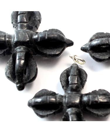 Panotophia Tourmaline Amulet - Dorje Vajra Gemstones Pendulum for Radiesthesia & Subtle Energy Measurement | International Shipping Available - Buy Online on GoSupps.com