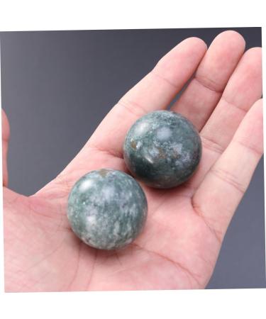 Lalafina 6 Pack Baoding Balls - Chinese Exercise Balls for Hand Massage & Tai Chi - Medium Black Marble Spheres - Buy Online on GoSupps.com