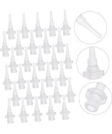 HOLIDYOYO 30pcs Conical Bottle Ear Washer Nozzles Replaces Old Nozzles Fine Workmanship Safe Practical Ear Cleaning Tools - Buy Online on GoSupps.com