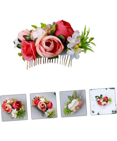 Didiseaon 1pc Wedding Hair Accessories Bridesmaid Hair Accessories Wedding Hair Comb Wedding Hair Decoration Wedding Party Hair Accessory Tiara Flower Decorations Flower Shape Hair Comb Bud - Buy Online on GoSupps.com