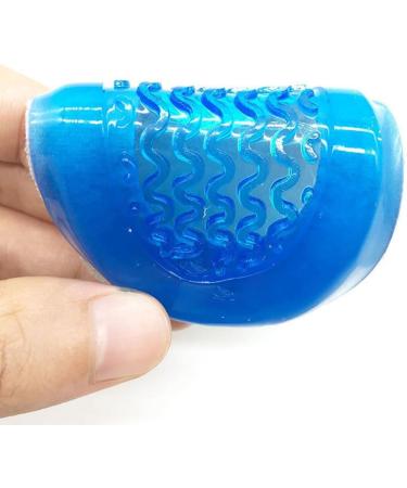 XINIFOOT Soft Gel Heel Cup Supports - Silicone Heel Protectors - Gel Heel Pads for Plantar Fasciitis - Silicone Gel Heel Cups for Tired Feet Damaged Heel- UK Size 4-7 Women: UK 4-7 - Buy Online on GoSupps.com