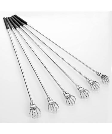Premium Telescopic Back Scratcher - Bone Hand Design for Head & Back Relief - Compact & Portable - Ideal for All Skin Types - Buy Online on GoSupps.com