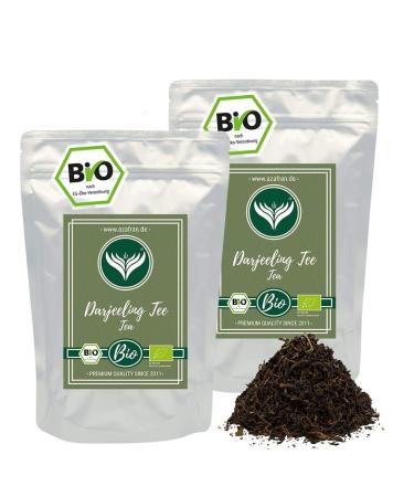 Azafran Black Tea - Indian ORGANIC Darjeeling Black Tea 1kg 1000 g