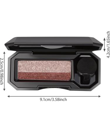 Eyeshadow Palette 2 Colors Eye Shadow Palette Makeup with Small Sponge Brush Waterproof Long-Lasting Portable Two Tone Eyeshadow Highly Pigmented Type 1 Eyeshadow - Buy Online on GoSupps.com