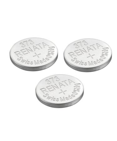 Renata Watch Battery Swiss Made Renata 373 or SR916SW 1.5V (3 Batteries 373 or SR 916 SW)
