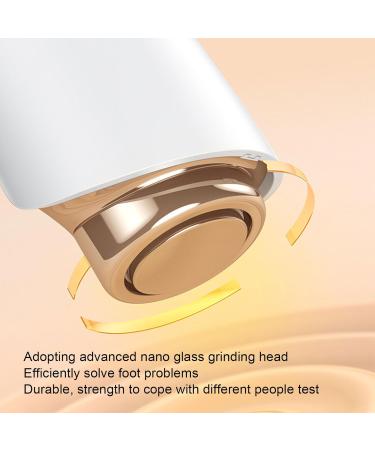 Electric Foot Deadskin Remover Waterproof Cordless Portable with Long Battery Life Multifunctional Design for Dry Cracked Hard Skin Care - Buy Online on GoSupps.com