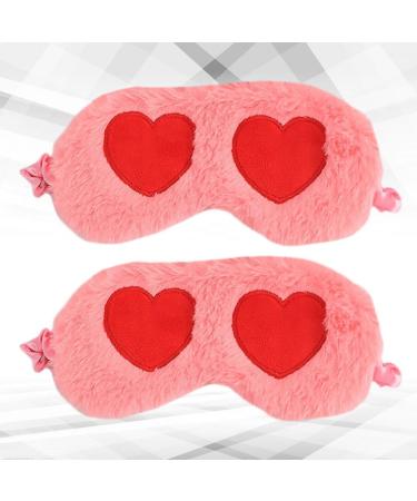 Night Eyeshade 2pcs - Cute Sleep Mask & Heart-Shaped Ice Bag for Comfortable Sleep | Funny Eye Masks for Girls - Buy Online on GoSupps.com