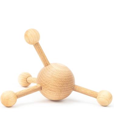 Tuuli Accessories Trigger Point Massager - Wooden Spider Massage Tool for Back Neck & Shoulder Relief - Buy Online on GoSupps.com
