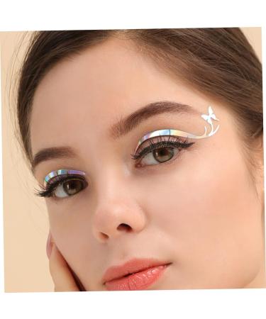 Didiseaon 12 Sheets Eyeliner Face Mask Sticker Glitter Eye Shadow Temporary Eye Shadow Decals Stickers 1 count (Pack of 1) As Shownx2pcs - Buy Online on GoSupps.com