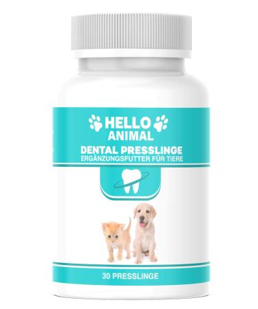 New: Helloanimal Dental Pressing for dogs and cats - tartar remover also for gaps - tooth cleaning and dental care - for bad breath dental care treats