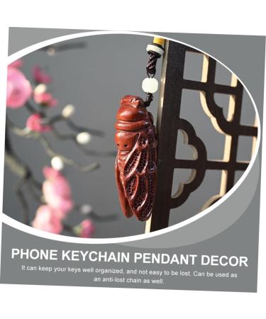 Beaupretty Wooden Car Accessories - Unique Phone Decor & Key Rings | Handcrafted Sandalwood Car Ornaments - Buy Online on GoSupps.com