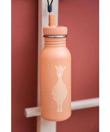 Trixie Stainless Steel Kids Drinking Bottle 500ml - Mrs. Giraffe Design - Durable & Eco-Friendly - Buy Online on GoSupps.com