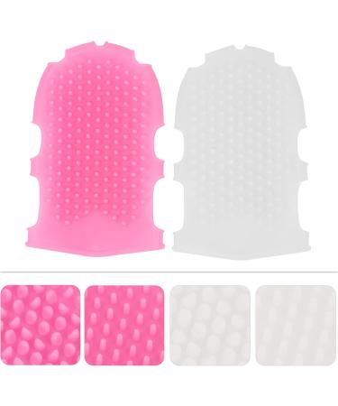Doitool Silicone Face Cleaning Gloves - 2pcs Bathroom Massager Brush for Dry Skin - Buy Online on GoSupps.com