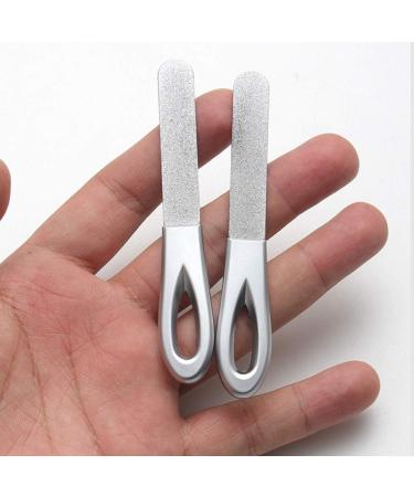 RIYAN Stainless Steel Nail Art File Rod Double Sides Buffer Grinding Finger Polish Acrylic Gel Manicure Tools - Buy Online on GoSupps.com