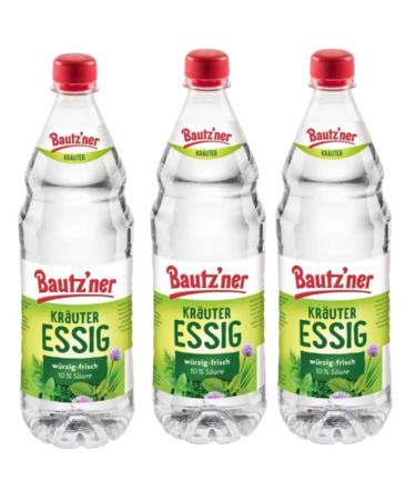 Bautz'ner Lot of 3 bottles of herbal vinegar 1000 ml