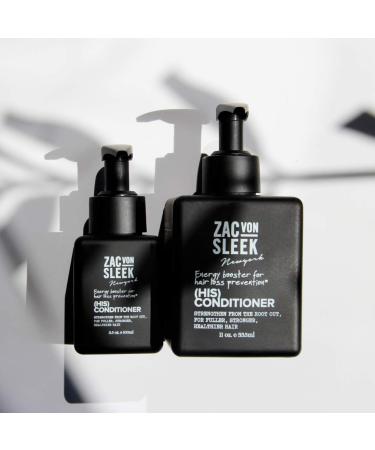 His Duo Pack Shampoo & Conditioner - Hair Loss Prevention for All Hair Types | Premium Men's Hair Care - Buy Online on GoSupps.com