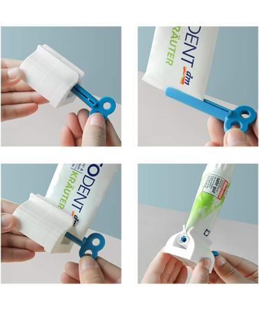 Toothpaste Squeezer 3-Pack | Roll Tube Dispenser for Bathroom | Plastic Toothpaste & Hand Cream Crushers in Red Blue & Green - Buy Online on GoSupps.com