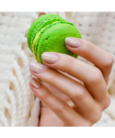 Beavorty 1 Box Zodiac Alphabet Ornaments Girl Nail DIY Adornment zodiac nail sequins manicure letter stickers for nails 12 Constellations Nail Charm Nail supplies hollow out copper sheet 3d - Buy Online on GoSupps.com