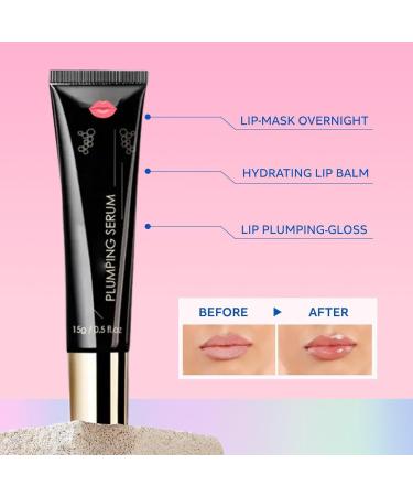 JIAOY Plumpify Plumping Serum Oil Plumpify Lip Oil Plumper moisturizing lip oil increases lip elasticity reduces fine lines longlasting plumping 5 pieces 5 pieces - Buy Online on GoSupps.com