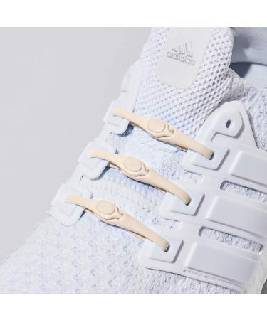 HICKIES 2.0 Elastic Tie-Free Shoelaces - Desert Beige | International Shipping Available - Buy Online on GoSupps.com