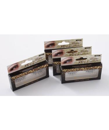 4 Pairs Miss Lash 100% Handmade Tapered 3D Volume Lashes M368 - Luxurious Lightweight & Long-Lasting Eyelash Extensions for All Occasions - Buy Online on GoSupps.com