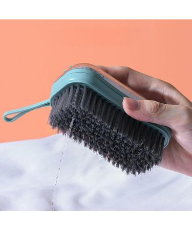 Shakven Soap Dispenser Brush | Safe Dishwashing Brush - Kitchen Scrubber Brush Multifunctional Dishwashing Brush Shoe Brushes for Clothes Dishes Red - Buy Online on GoSupps.com