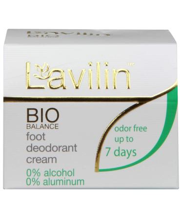 Lavilin Deodorant Foot Cream  Herbal  Odor Free Up to 7 Days  12.5-Grams