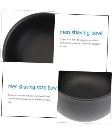 FRCOLOR 2pcs Stainless Steel Shaving Bowl Set | Men's Shaving Soap Mug & Brush Holder | Double Layer Foam Kit - Buy Online on GoSupps.com