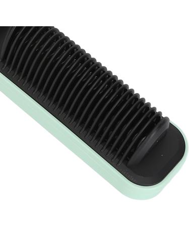 Hair Straightener Brush - Negative Ion Technology for Effortless Styling | International Shipping Available (Green - Buy Online on GoSupps.com