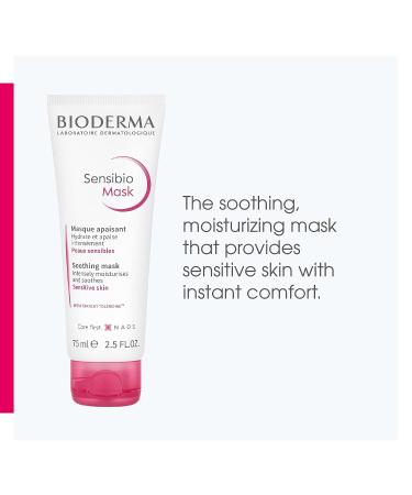Bioderma Sensibio Mask - Soothing & Moisturizing - Unscented - 2.55 Fl Oz - Buy Online on GoSupps.com