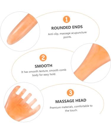 Anneome Pink Massage Comb Scalp Head Massager for Headaches | Portable Snailing Device (16.00x2.00cm) - Buy Online on GoSupps.com