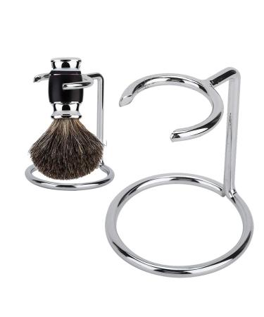Stainless Steel Shaving Brush Storage Rack - Razor Brush Drying Stand for Men | Grooming Essentials Organizer - Buy Online on GoSupps.com