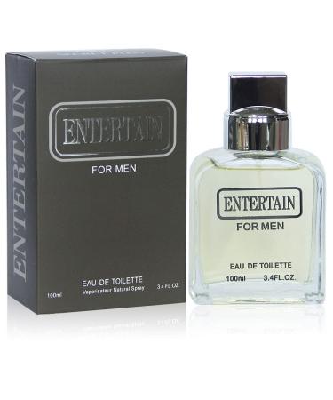 ENTERTAIN Eau de Parfum Cologne Perfume 3.4 oz. Aromatic fragrance for men. - Buy Online on GoSupps.com